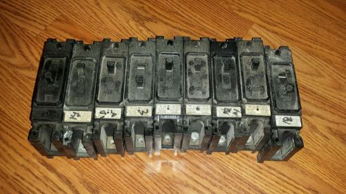 ET1553 1 Pole 20 Amp 120 Volt Circuit Breaker lot of 9