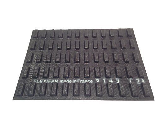 Sasa demarle fp 02149 mini-ingot molds flexipan  60 cavities  18&#034; length  13&#034; for sale