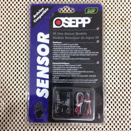 OSEPP IR Line Sensor Module, Arduino Compatible, Part Number Line-01