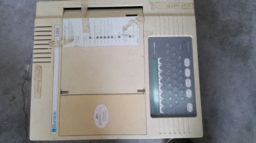 BURDICK E350i 12 LEAD ELECTROCARDIOGRAPH EKG ECG FOR PARTS