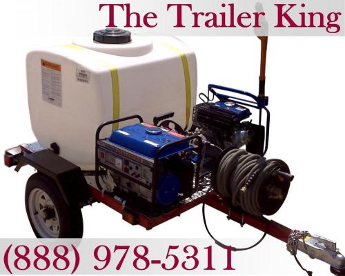 Turn Key Pressure Washing &amp; Automotive Detailing Trailer - Deluxe Model