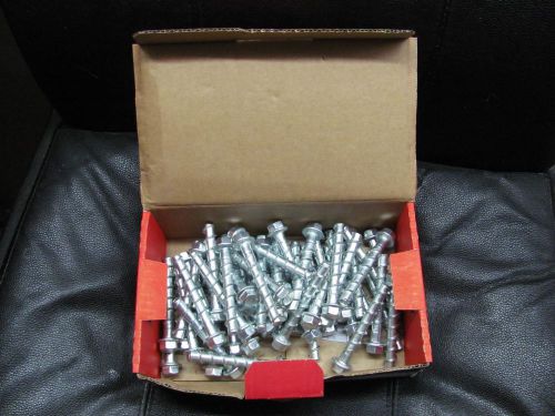 Box of (50) Hilti KH-EZ 3/8&#034; x 3&#034; Hex Head Concrete/Masonry Screws Anchors