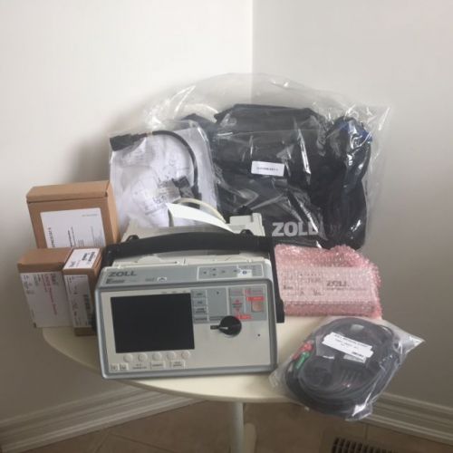 ZOLL E-SERIES BIPHASIC DEFIB with 12 lead, ecg, analyze, als, spo2, etco2, ecg c