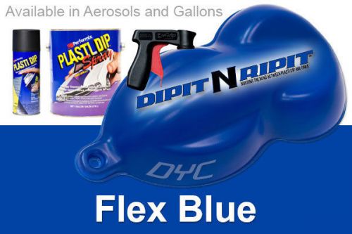 Performix Plasti Dip 4 Pack Spray Cans Flex Blue Plasti Dip with Spray Trigger