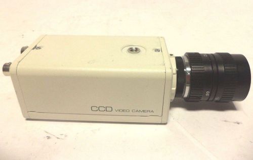 Jai Sensitive Monochrome CCD Video Camera CV-252/ TV Lens 3.5mm, F 1.4