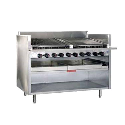 Magikitchen FM-SMB-648, 48-Inch Floor Coal Gas Charbroiler, NSF