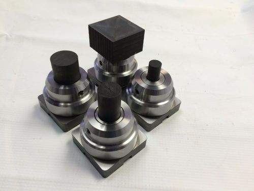 1&#034; Round EDM Holder, mounts to 3R pallet