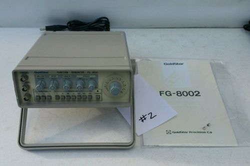 NICE - LG Goldstar FG-8002 Function Generator with original manual &amp; fuse #2