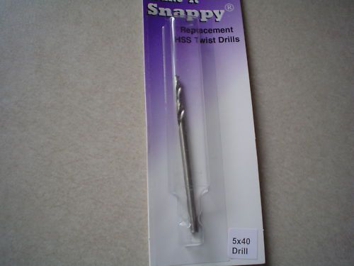 Snappy 5mm x 40mm confirmat replacement drill for sale