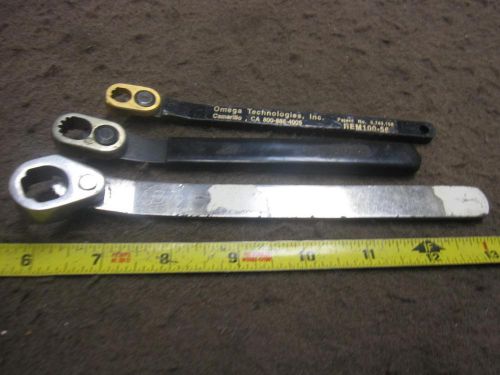 3 PC LOT OMEGA TECH AND VOI - SHAN HI-LOK COLLAR REMOVAL TOOL AIRCRAFT TOOL