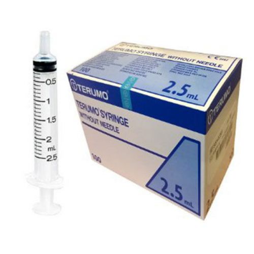 2.5ml terumo sterile syringe 100 box - long expiry date free delivery for sale