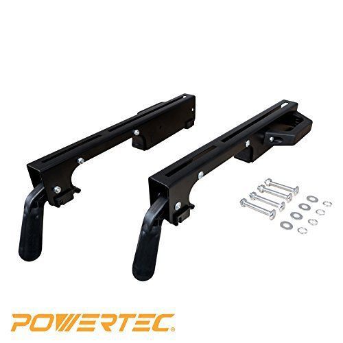 POWERTEC MT4000MBA Miter Saw Stand Mounting Bracket Assembly, 2PK