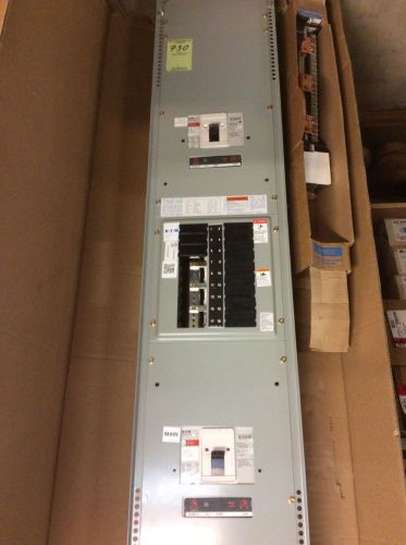 Cutler hammer prl1a 300 amp main breaker panel w/ 250 amp subfeed 2 dk 65k for sale