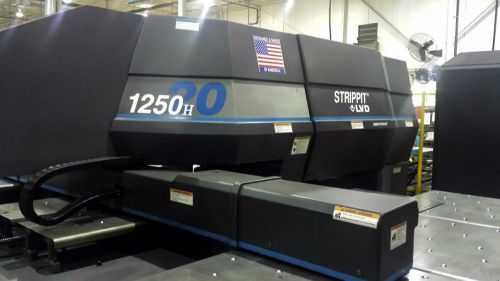 22 ton strippit 1250-h/20 cnc turret punch for sale