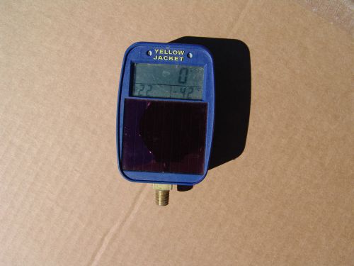 Yellow jacket 49042 solar powered lo-side digital lcd gauge for sale