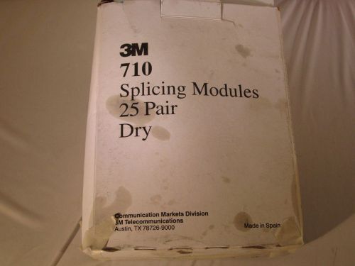 710 Splicing Modules 25Pair Straight/HTSplice Connectors Dry 3M710-SDL-25 90068