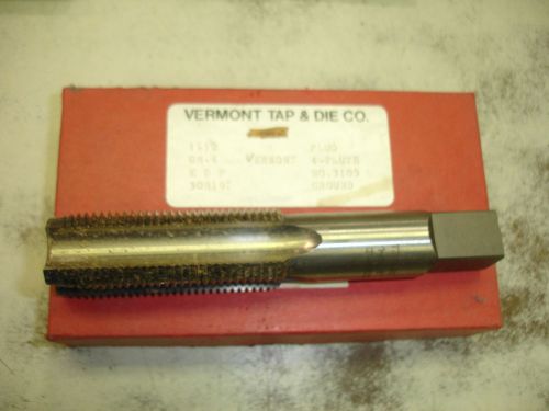 1&#034;-12 Vermont Tap and Die PLUG Tap High Speed Steel USA  $96 NF Fine