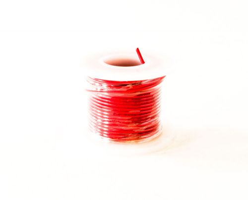 Hook up wire 22 gauge solid (25&#039; / red) for sale