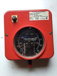 Murphy OPLC-A-100 Pressure Switchgage 125VAC pilot Duty