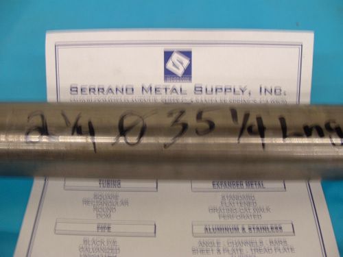 TITANIUM 6AL-AV ROUND BAR  2-1/4  x  35-1/4&#034; Lng.