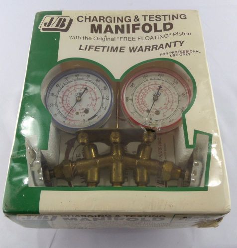 J/B Charging and Testing Manifold Free Floating Piston Lifetime Warranty w hoses