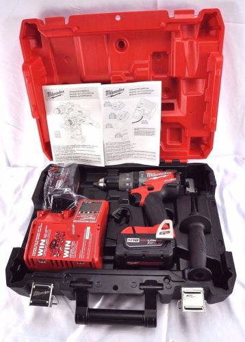 MILWAUKEE CORDLESS 18V M18 FUEL LITHIUM-ION HAMMER DRILL KIT 2704-22