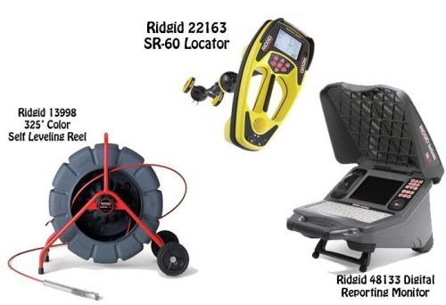 Ridgid 325&#039; color sl reel (13998) seektech sr-60 locator (22163) cs65 (48133) for sale