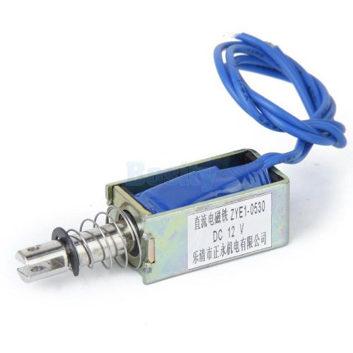 Dc 12v pull type open frame actuator solenoid electromagnet magnet 0.5n for sale