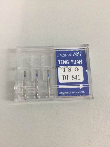 1 Box Dental Diamond Burs for High Speed Handpiece Medium DI-S41 JY