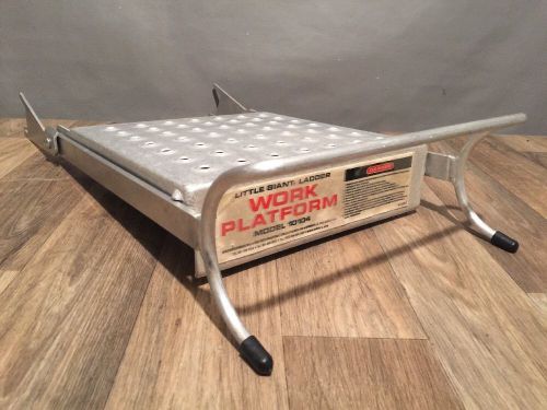 LITTLE GIANT LADDER WORK PLATFORM MODEL 10104 ALUMINUM/METAL ACCESSORY WING