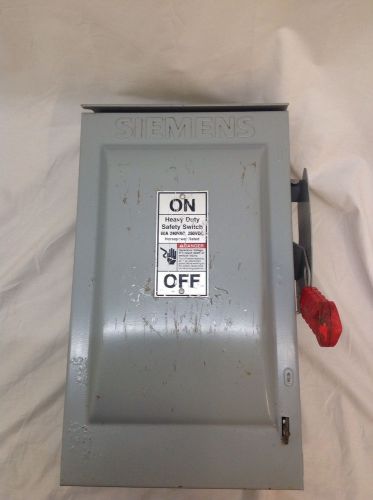 60 Amp 240VAC Single Throw Safety Switch 3P