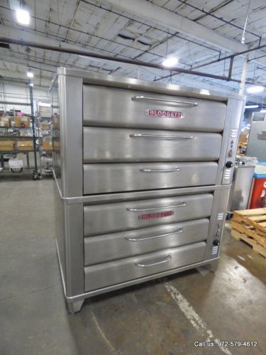 Blodgett Gas Double Deck Pizza Oven, Model 981 Year 2010
