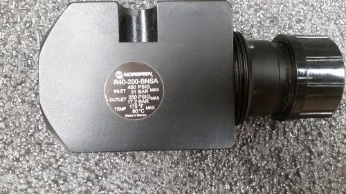 Norgren R40-200-BNSA Air pressure regulator in 450 0ut 250PSIG