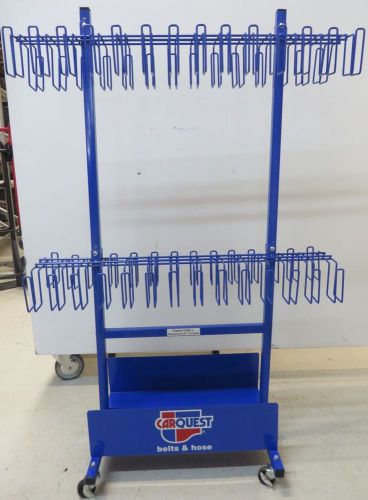 Mobile Carquest Automotive Belt &amp; Hose Metal Display Rack