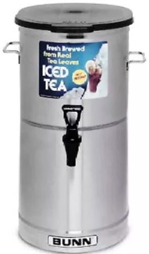 * NEW * BUNN TDO 4 4-Gallon Iced Tea Dispenser with Solid Lid / Side Handles