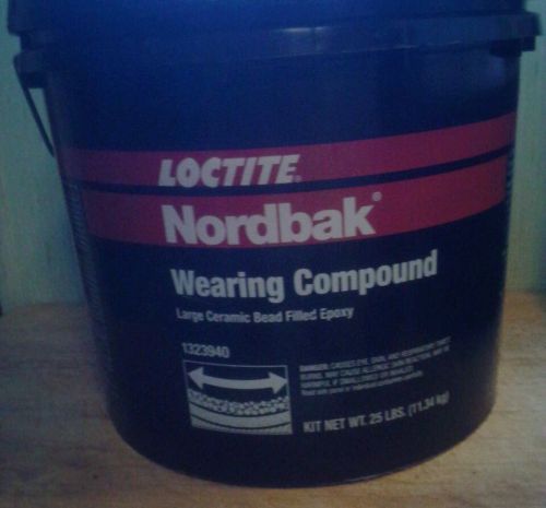 LOCTITE NORBAK WEARING COMPOUND * LARGE CERAMIC BEAD FILLED EPOXY * KIT 25 LBS.