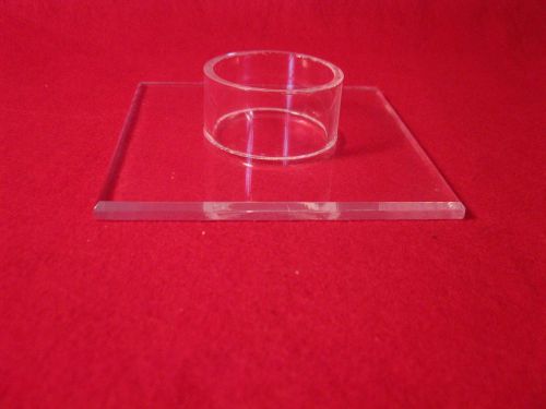 Acrylic 2&#034; Civil War Artillery Cannon Ball Display Stand