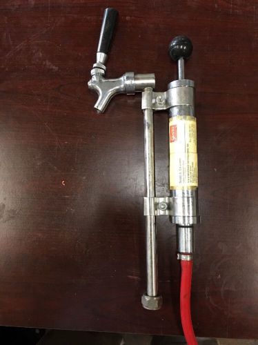 Rod and Faucet Beer Keg Pump - No Coupler - Draft College Party Keg Bar Pub Tap