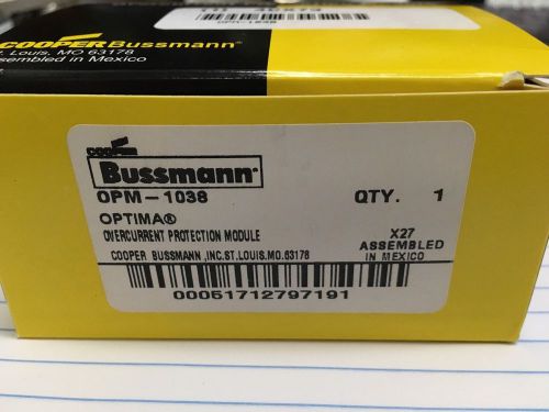 BUSSMANN OPTIMA OPM-1038 OVERCURRENT PROTECTION MODULE