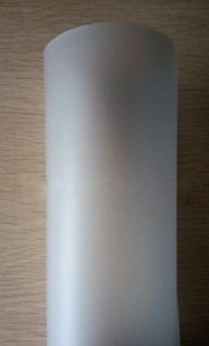 10mil Velvet/Matte Clear Lexan 8B35 Polycarb Film Roll .010&#034; x 36&#034; x 50ft