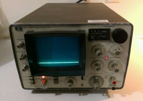 HP 3580A Spectrum Analyzer