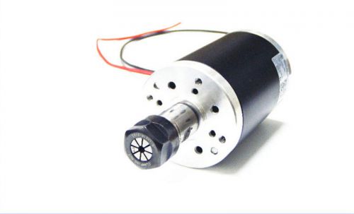 350W 0.35kw ER16 DC Brushed Spindle Motor Nature cooling 10000RPM DC24V DIY CNC