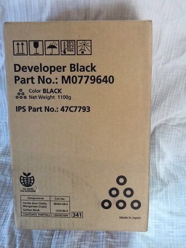 Genuine Ricoh BLACK Developer M0779640 M077-9640 47C7793 Pro C901 C901s