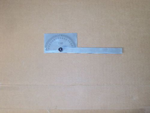 STARRETT NO C183 STEEL PROTRACTOR