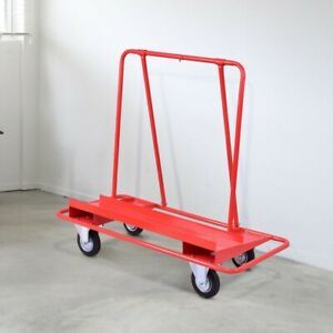 Handling Heavy Duty Sheetrock Sheet Panel Service Cart