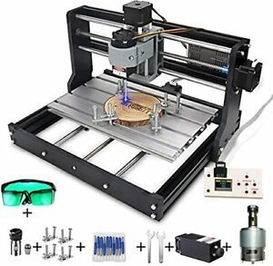 CNC Machine  DIY CNC 3018-PRO 3 Axis CNC Router Kit with 5500mW 5.5W Module + P