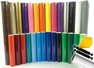 Oracal 651 Multi-Color Vinyl Starter Kit 12 Inch X 5Ft Roll Bundle Including Too