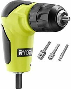 RYOBI Right Angle Drill Attachment 1/2 in. to 3/8 in &amp; BONUS SOCKET ADAPTERS
