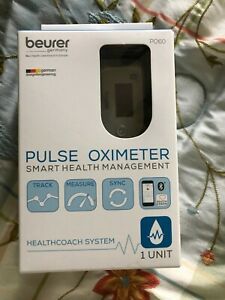 Beurer Bluetooth Fingertip Pulse Oximeter, PO60- Blood Oxygen&amp;Heart Rate Monitor