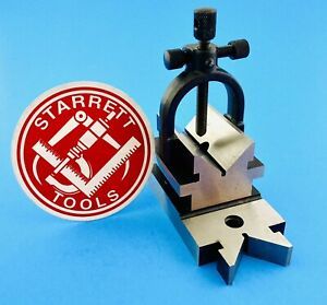 &#034;STARRETT&#034;  (1)  No.567 V-BLOCK and CLAMP  EDPNo, 52588